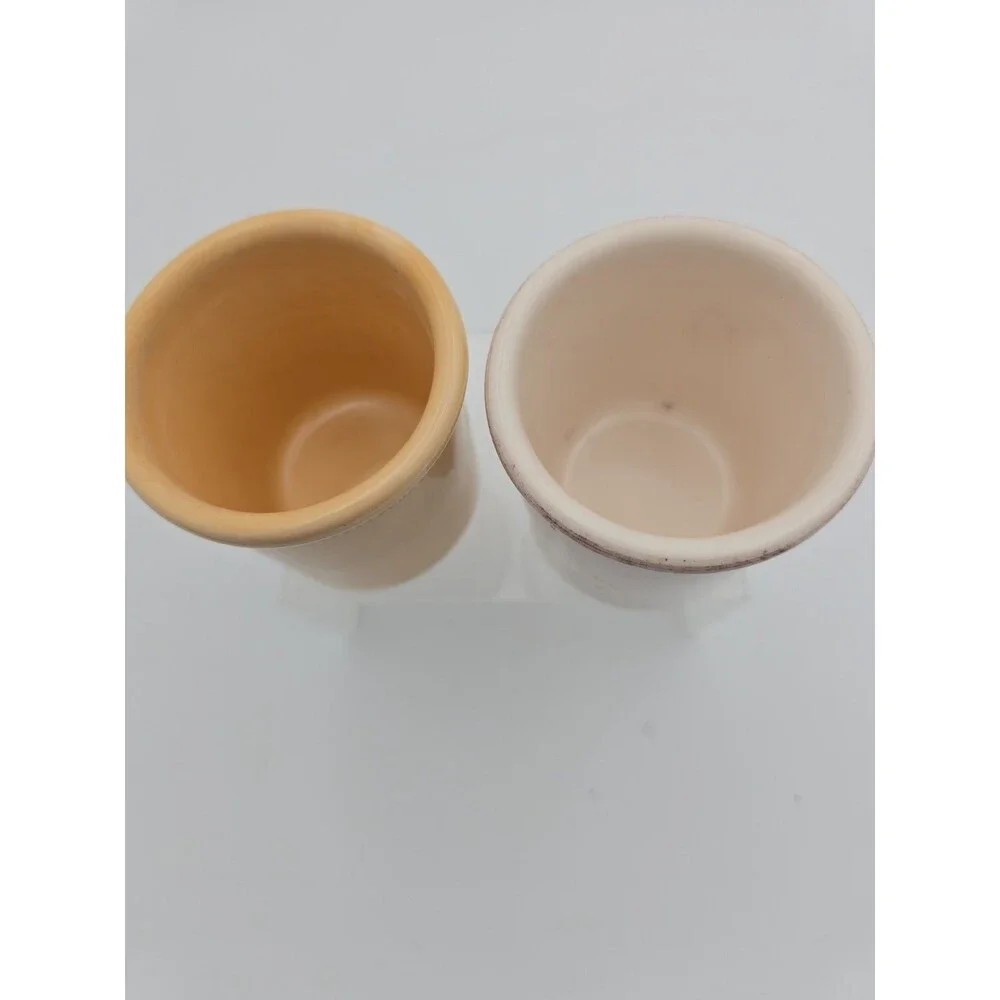 Vintage ALFA Italy Ceramic Herb Pots Rosemary & Parsley Planters Kitchen Caniste - Picture 3 of 7